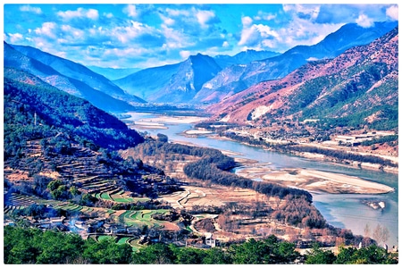 风景-风光-金沙江-香格里拉-金沙江 图片素材