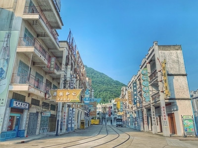 色彩-光影-人像-胶片-城市 图片素材
