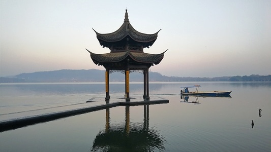 杭州-手机摄影-西湖-风光-像素蜜蜂官方账号 图片素材