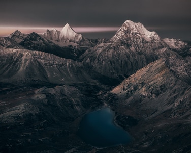 雪山-日出-旅行-摄影-稻城 图片素材