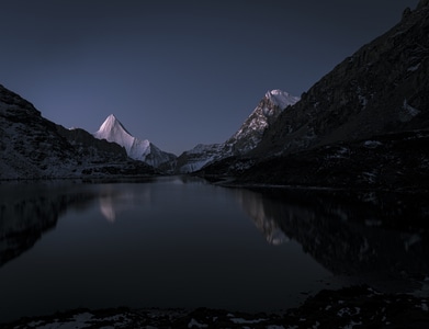 雪山-旅行-摄影-稻城-稻城亚丁 图片素材