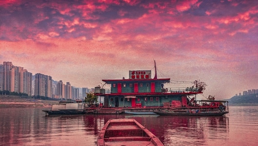 重庆市-风景-iphone-在路上-光影 图片素材