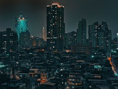 手机摄影-建筑-城市-澳门-新葡京 图片素材