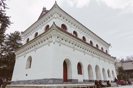 建筑-寺庙-白色-宗教-佛教 图片素材