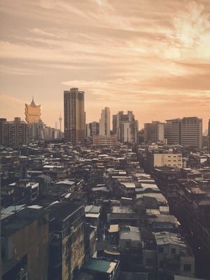 手机摄影-你好2020-城市-澳门-建筑 图片素材