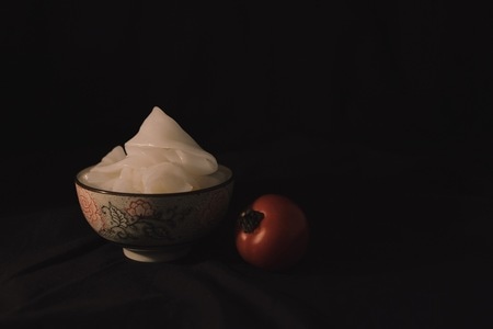 宅家美食-简约-米粉-番茄-西红柿 图片素材