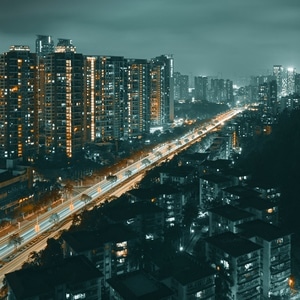 我要上封面-风光-珠海-城市-九州大道 图片素材