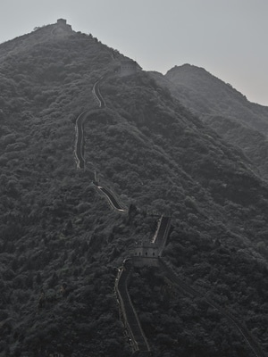 北京市-居庸关-长城-风景-自然 图片素材