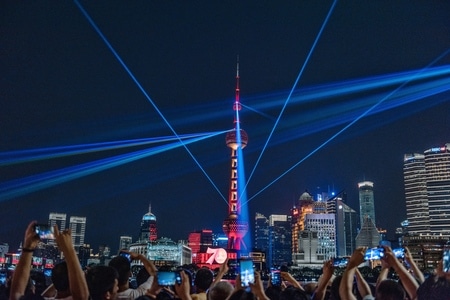 旅行-夜景-东方明珠塔-上海-建筑 图片素材