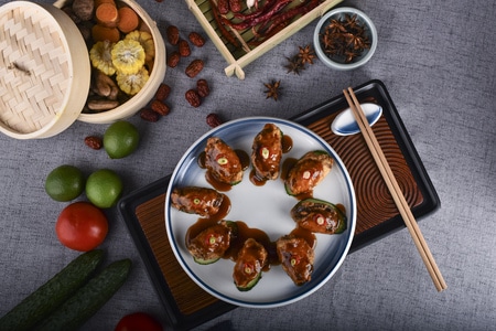 食物-美食-云南菜-景物-布光 图片素材