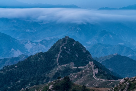自然-风光-山峰-山峦-长城 图片素材