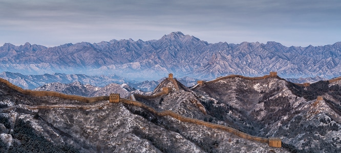 我的2019-金山岭-水墨-北京-雪 图片素材