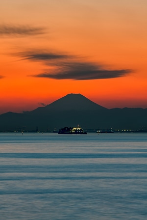 东京-日本-夜空-慢门-夜景 图片素材