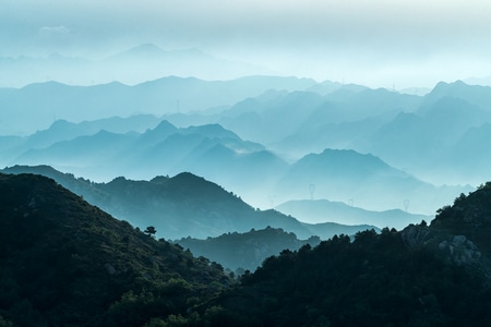 自然-风光-天空-清晨-晨雾 图片素材