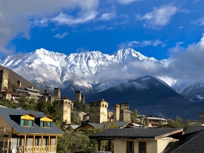 冬日暖阳-风光-雪山-旅途见闻-风光 图片素材