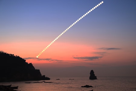 日食-星野-太阳-天文-日落 图片素材