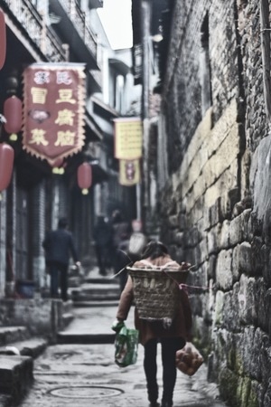 生活-四川-人文-人像-街道 图片素材