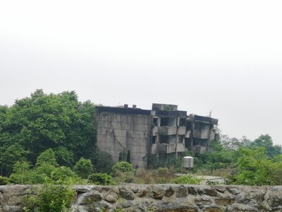地震遗址-手机-地震遗址-建筑-楼房 图片素材