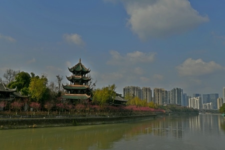 你好2020-年味-成都-风景-塔 图片素材