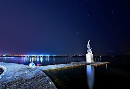 夜景拍摄-夜色-西昌-邛海-夜景 图片素材