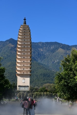 大理-苍山-圣塔-塔子-塔楼 图片素材