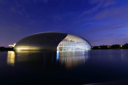 城市地标-旅行-城市-夜景拍摄-北京 图片素材