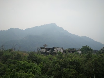地震遗址-手机-地震遗址-建筑-楼房 图片素材