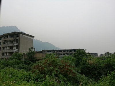 地震遗址-手机-地震遗址-建筑-楼房 图片素材