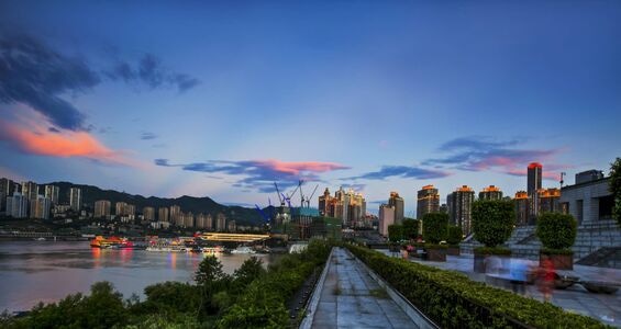 城市色彩-风光-自然-重庆-城市风光 图片素材