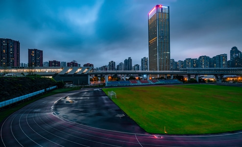 城市天际线-城市-风光-夜景-灯光 图片素材