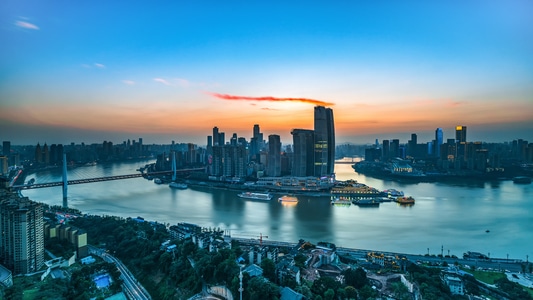 我要上封面-城市-风光-长江-嘉陵江 图片素材