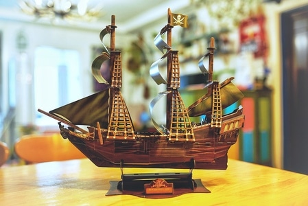 宅家-玩具-亲子-船-海盗船 图片素材