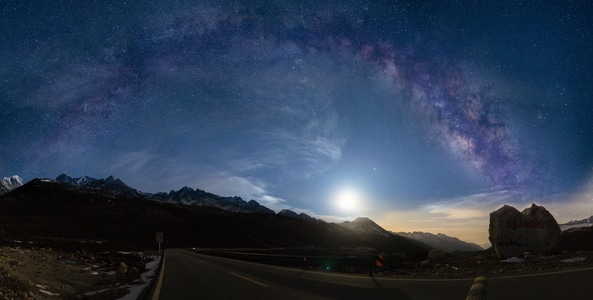 星空-银河-风光-自然-风景 图片素材