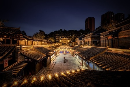 茶馆-成都-城市-城市风光-建筑 图片素材