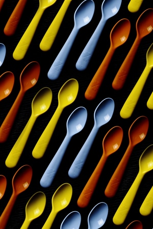 勺子-静物-色彩-序列-排列 图片素材