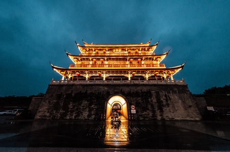 人文景观-嘎努鳥-旅行-夜景-建筑 图片素材