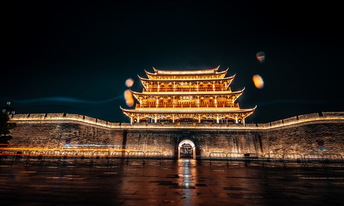 人文景观-嘎努鳥-旅行-夜景-建筑 图片素材
