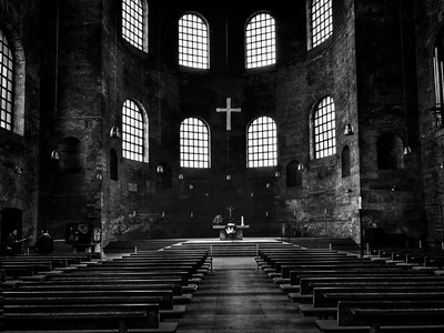 黑白-寺庙-教堂-教堂-宗教 图片素材