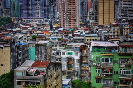 澳门-macau-城市-城市风光-房屋 图片素材
