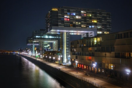 köln-deutschland-europe-夜景-建筑 图片素材