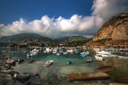 旅游-风景-cefalù-italy-sicily 图片素材