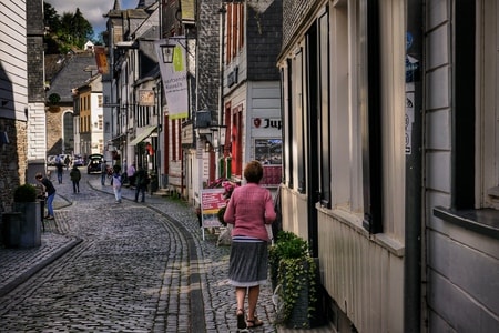 monschau-germany-europe-道路-建筑 图片素材