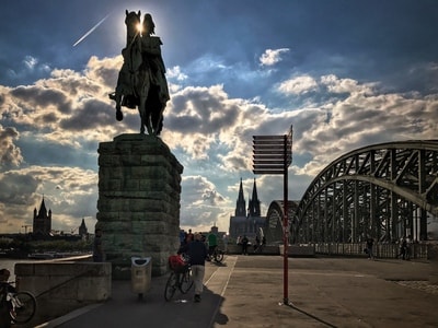 köln-deutschland-europe-雕像-雕塑 图片素材