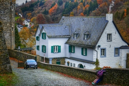 monschau-germany-europe-房屋-建筑 图片素材