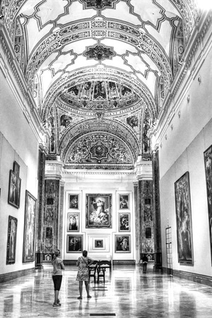 黑白-sevilla-spain-艺术馆-博物馆 图片素材