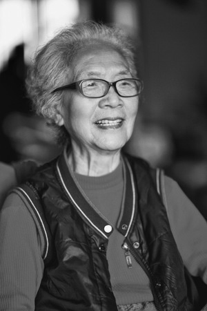 人像-黑白-肖像-老人-女人 图片素材