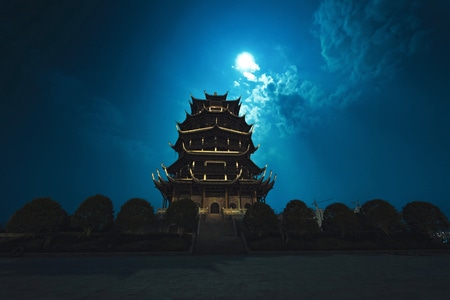 人文-色彩-后期-摄影-塔 图片素材