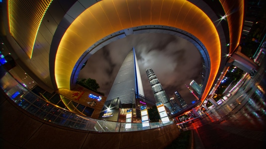 夜色-看你的城市-上海-城市-建筑 图片素材