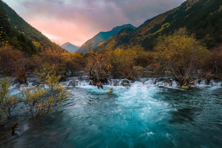 风光-九寨沟-西藏-自然-旅行 图片素材