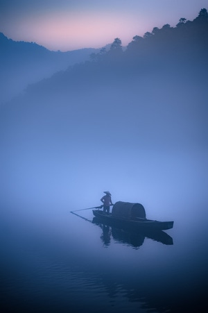 自然-风景-风光-小东江-郴州 图片素材